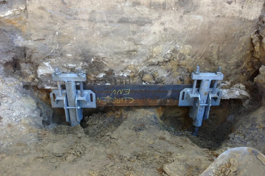 Helical Pier Installation in Dunlap, TN